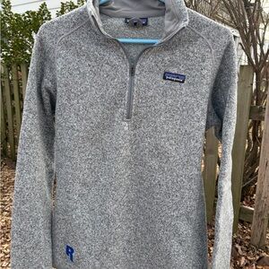 Patagonia Gray and Blue Pullover
